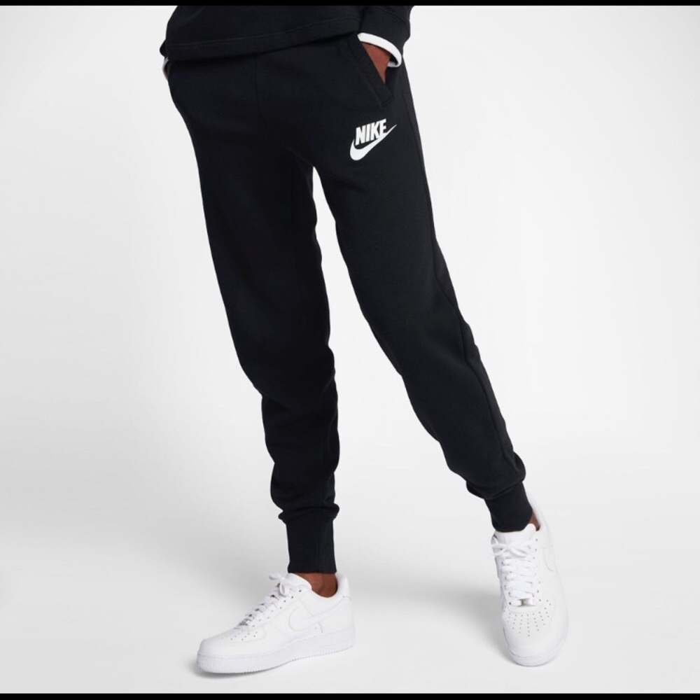 Nike black fleece sweatpants